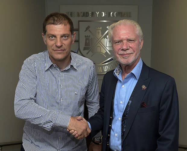 David Gold and Slaven Bilic