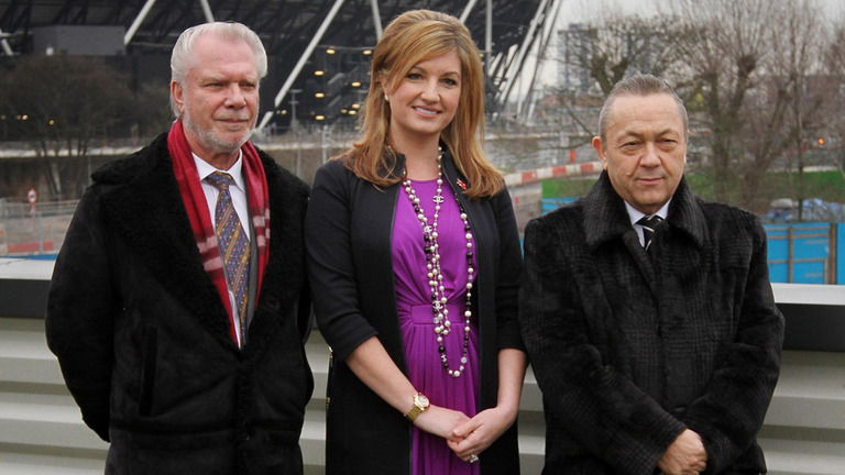 David Gold, David Sullivan and Darren Brady