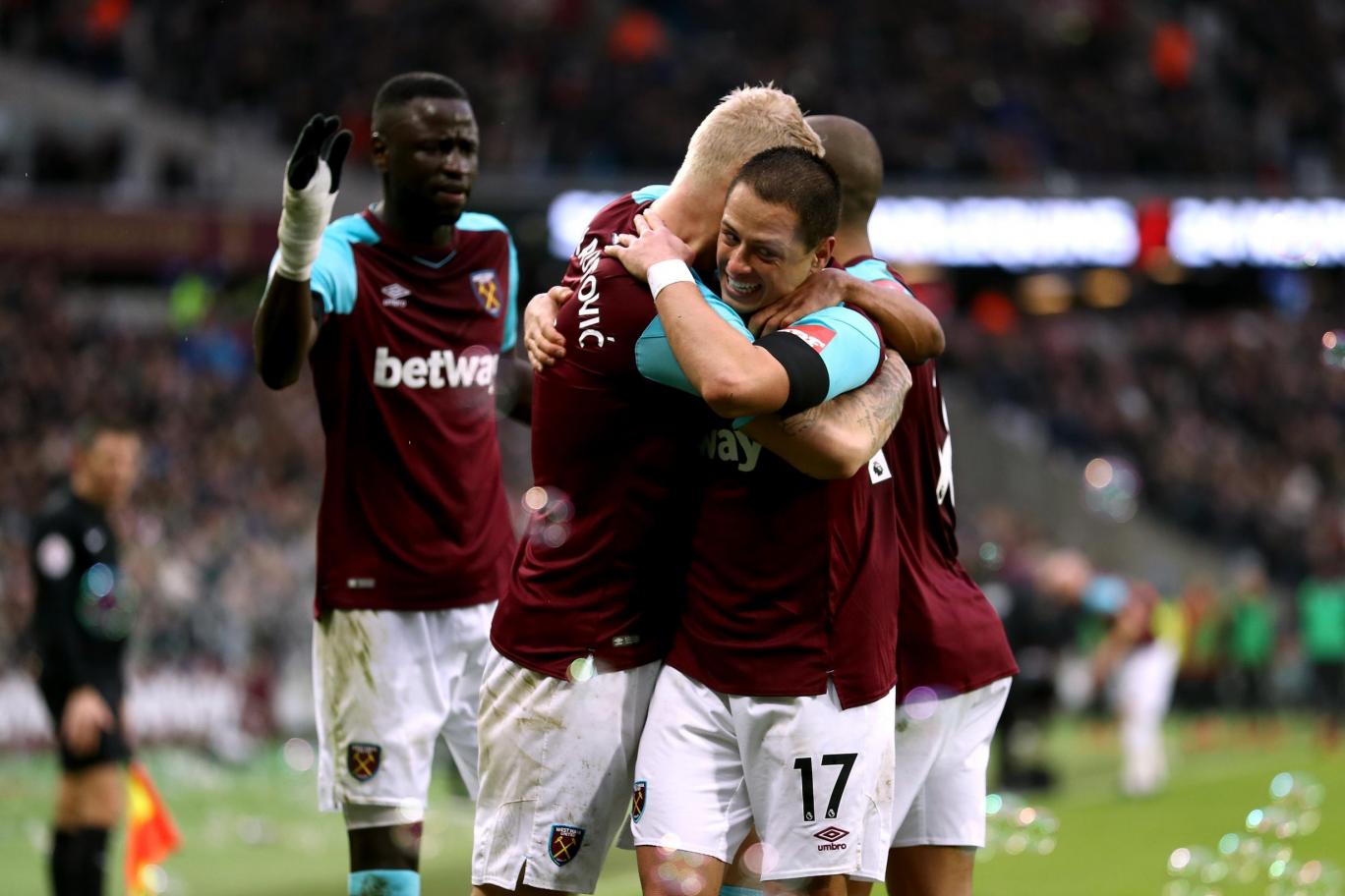 Marko Arnautovic and Javier Hernandez