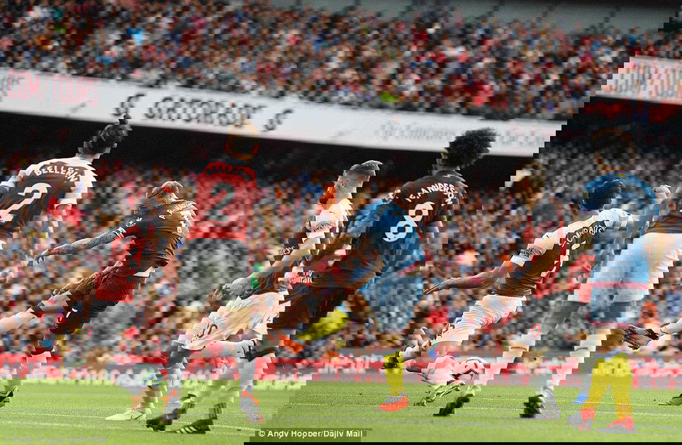 West Ham's Marko Arnautovic vs Arsenal