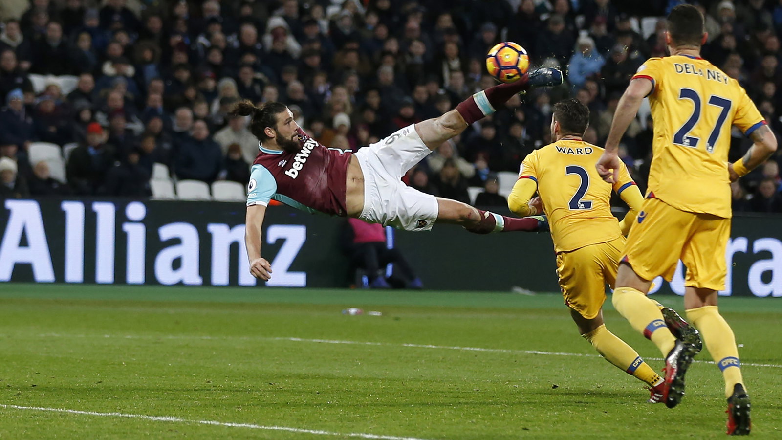 Andy Carroll bicycle kick