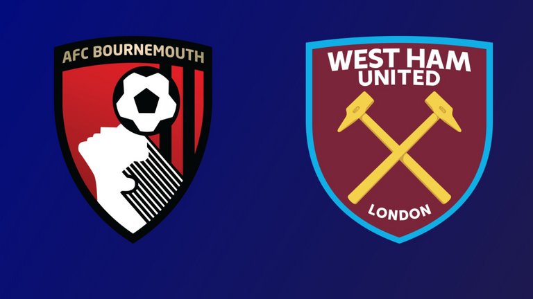 Bournemouth vs West Ham Crests
