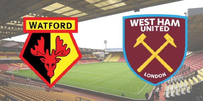 Watford v West Ham Crests